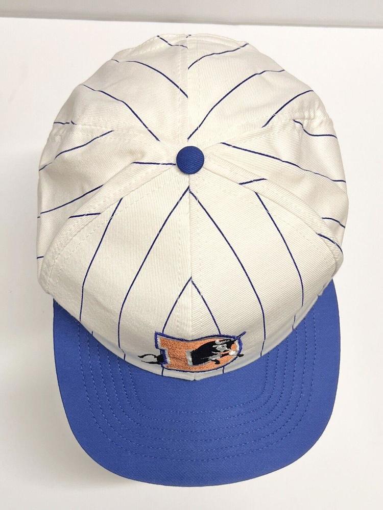 VTG Durham Bulls Snapback Hat RARE NOS MLB TAGS Striped USA NC Tampa Rays Minor - Picture 7 of 12